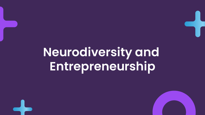 Promotional flyer for the Neurodiversity & Entrepreneurship Report Launch